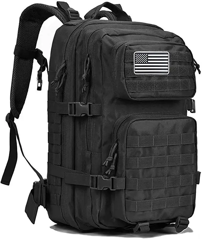 Anthrive Hot Sale Custom esporte ao ar livre impermeável caminhadas Survival Kit saco preto camuflagem caça mochila tática