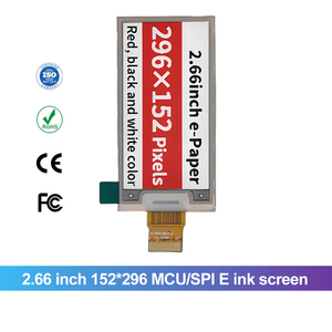 2,66 дюймов 4 вида цветов Epd E-Paper Esl E-Ink дисплей модуль с разрешением 152x296 экран Spi небольшой размер Eink дисплей E Paper ЖК-панель - Product Image 4