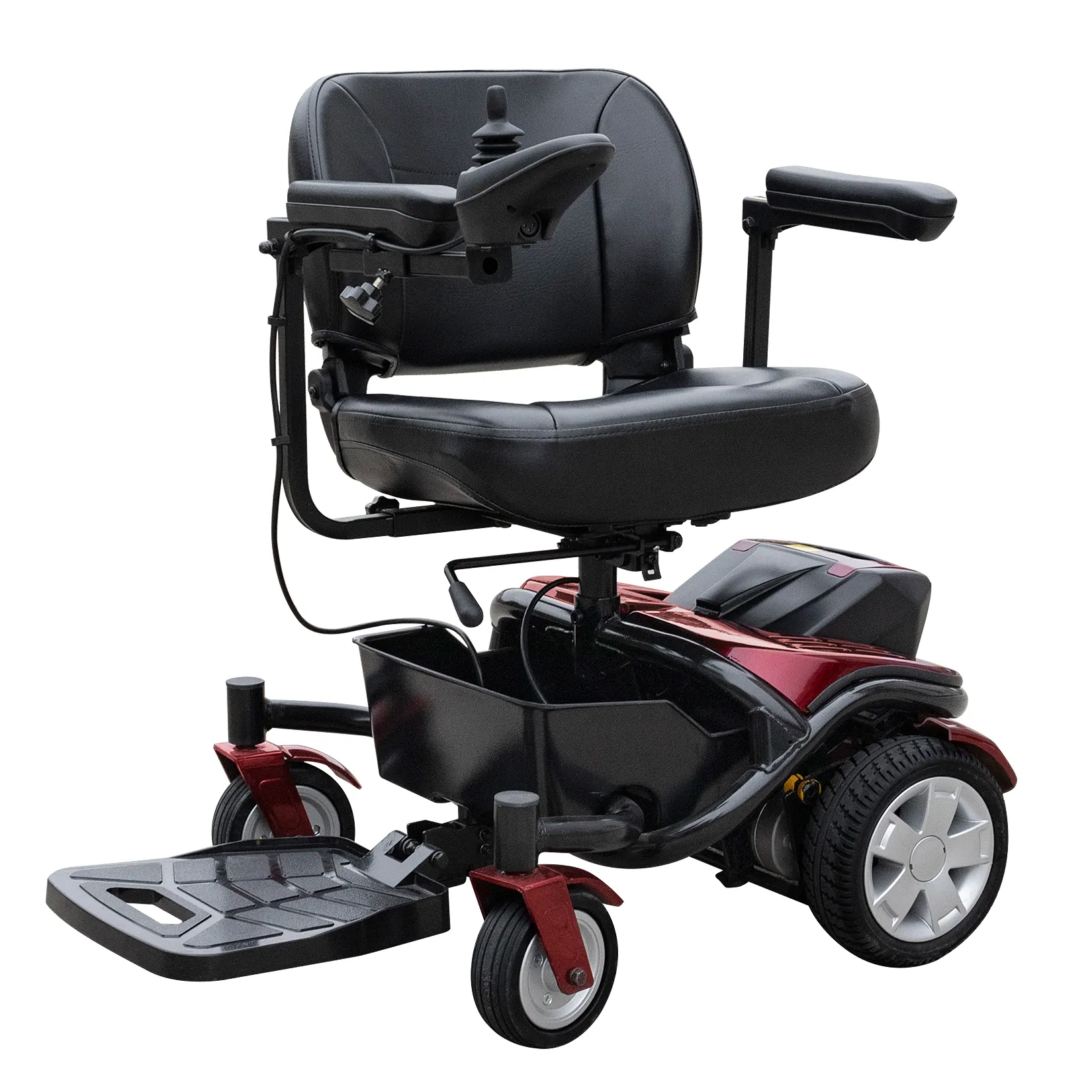 เก้าอี้ล้อเลื่อนไฟฟ้าพับได้แบบพกพาสำหรับการเดินทางสำหรับผู้พิการ