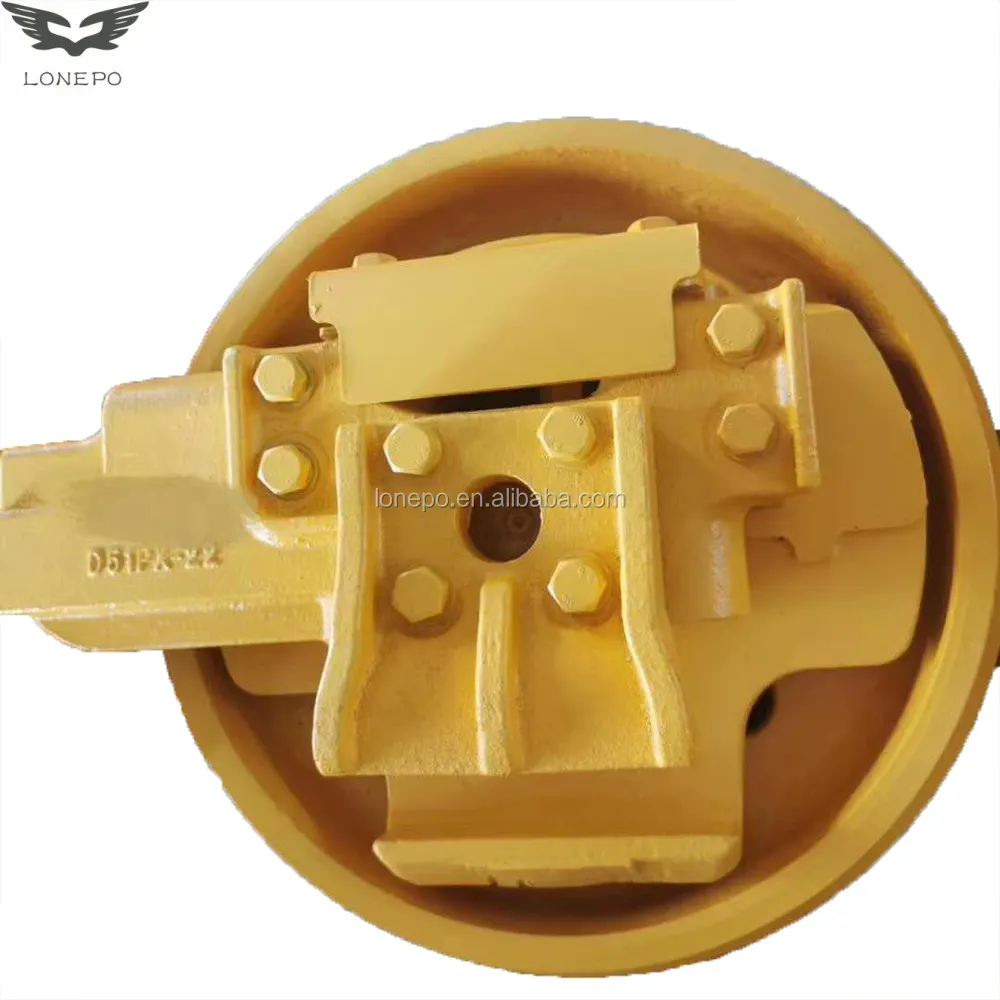 Bulldozer parts D51PX-22 idler wheel front idler 12Y-30-00011 for komatsu tractor