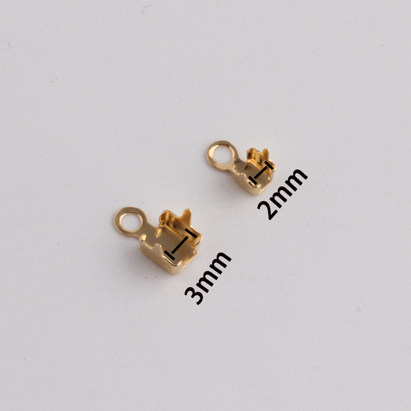 Chiusura con fibbia in oro 14K placcato