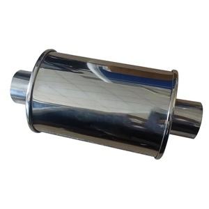 נירוסטה ביצועים פליטה 2.5 "אולטרה שקט מאפינס 1141