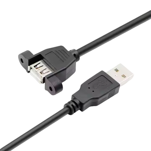 <strong>Custom</strong> Cable <strong>USB</strong> <strong>2</strong>.<strong>0</strong> AM to AF Extension <strong>USB</strong> Screw Lock Extension <strong>USB</strong> AF Panel Mount Cable