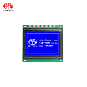 Carattere di 12864 della pannocchia di fabbricazione cinese 78*70MM di alta qualità 12864 Display grafico a perno modulo retroilluminazione pannello LCD - Product Image 4