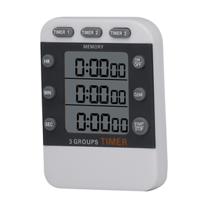 Timer per il conto alla rovescia e la cottura regolabili del Volume multiuso Timer da cucina digitale elettronico a 3 canali con magnetico - Product Image 2