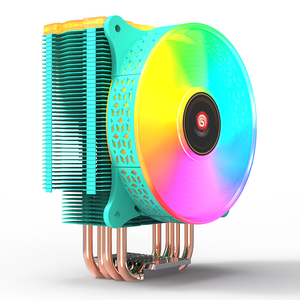 RGB CPU soğutucu LED soğutucu evrensel AMD PC işlemci soğutma fanı masaüstü bilgisayar için - Product Image 2