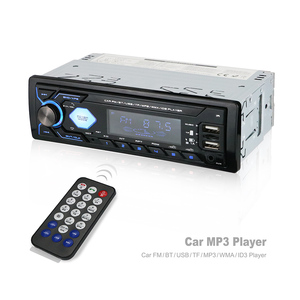 Araba ses ile 2 Usb <span class=keywords><strong>1</strong></span> Din Stereo aux-in Mp3 Fm alıcı Sd ses 2din BT araba Mp3 oyuncu