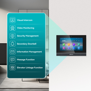 LEELEN videoportero con WiFi de 7 pulgadas pantalla táctil Android WiFi video intercomunicador inalámbrico para múltiples apartamentos - Product Image 2