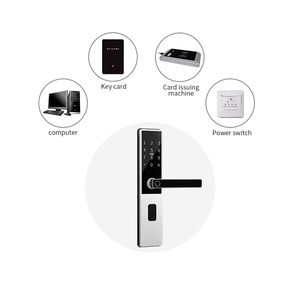 Ev güvenlik gömme akıllı kart elektronik parmak izli kilit dijital şifreli kapı kilidi şifre bluetooth anahtar akıllı kapı kilidi - Product Image 2