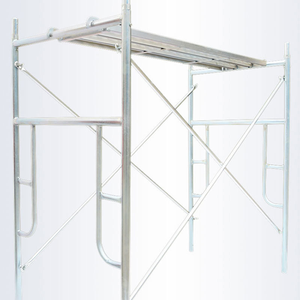 Marco de andamio europeo de color personalizado de alta resistencia de diseño moderno Q235 andamio de marco de acero para proyecto de construcción - Product Image 3