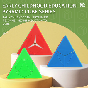 Thiết Kế Mới Đầu Thời Thơ Ấu Giáo Dục Kim Tự Tháp <span class=keywords><strong>Robic</strong></span> Speedcube Tùy Chỉnh Ma Thuật Câu Đố <span class=keywords><strong>Cube</strong></span> Đồ Chơi - Product Image 2