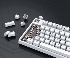Teclado mecánico inalámbrico de tres modos personalizado Teclado mecánico para juegos RGB de conexión en caliente para computadora de escritorio - Product Image 3