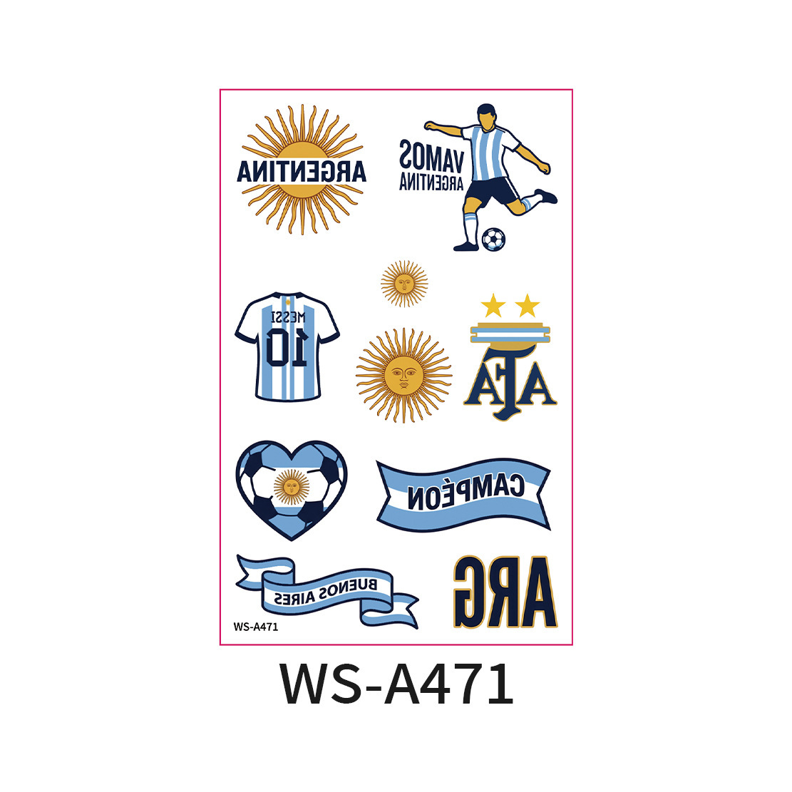 Bandiera nazionale argentina ws-a471-12076mm