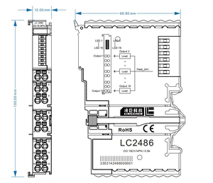 16チャンネルPlcリモートI/oアナログIp Modbus Ioモジュールイーサネットデジタル入力出力 (io) - Product Image 5