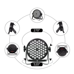 Rgb Dmx512 54*3w LED Luzes Par Controle Remoto som ativado DJ Discoteca Bar Festa Iluminação de palco