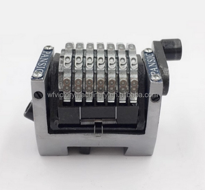 7 Digits Numberator Horizontal Digits Numbering Machine Numerators Gto for GTO52 GTO46 Machine Parts