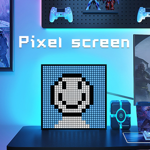 <strong>LED</strong> Pixel Display Smart Matrix RGB for Bluetooth App Control Programmable Screen Nightlight Cool Animation <strong>DIY</strong> Decor Frame <strong>10W</strong> P - Product Image 6