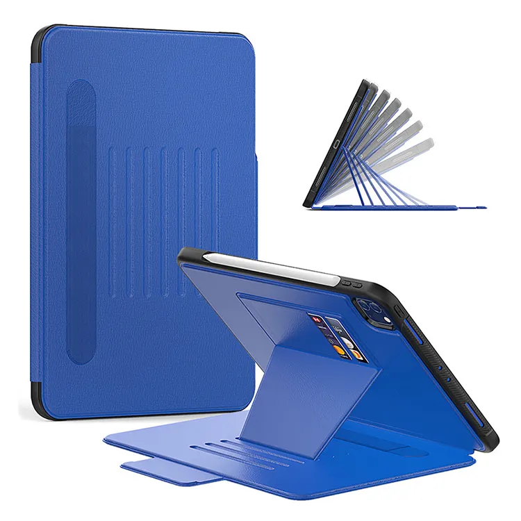 Smart Flip Magnetic verstellbarer Ständer mit Stift halter Tablet Cover für iPad 10.2 9.7 Hülle