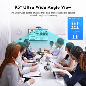 2K AI otomatik izleme jest kontrolü Webcam kilit yüz izleme 2x dijital Zoom 6 eksenli jiroskop EPTZ kamera canlı akışı için - Product Image 5