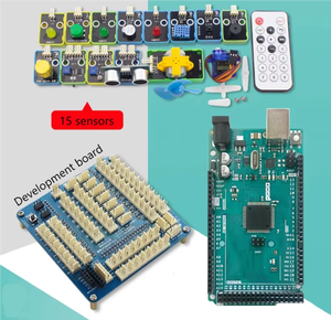 Placa DE DESARROLLO Mega2560, módulo de expansión KF2560, Kit de aprendizaje de programación Original, Sensor de dispositivo de adquisición de datos USB - Product Image 5