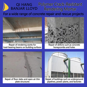 Vữa xi măng polymer hiện đại, cường độ cao, chống nứt, dùng sửa chữa tường ngoài, trát tường, hạn sử dụng 12 tháng - Product Image 4
