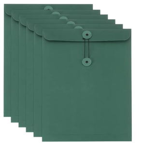 Riciclabile vendita calda all'ingrosso busta con stringa stretta personalizza busta di carta Kraft con stringhe a occhiello - Product Image 1