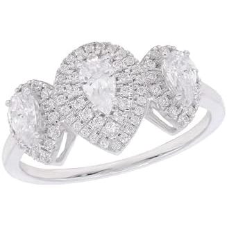 White Gold Plated Silver