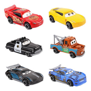 6 adet/takım 1/55 ölçekli araba modelleri arabalar genel seferberlik mcqueens alaşım yüksek simülasyon tahsil Metal modelleri arabalar - Product Image 2