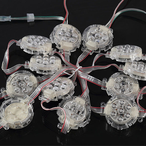 Top quality colore variabile led pixel 12v punto luce con IC 1903 programmazione WS2801 RGB modulo led pixel - Product Image 5