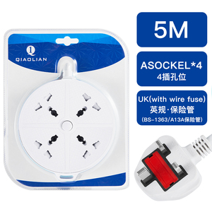 Universal <strong>Sockets</strong> Multi Way <strong>Extension</strong> Power Multi <strong>Socket</strong> - Product Image 4