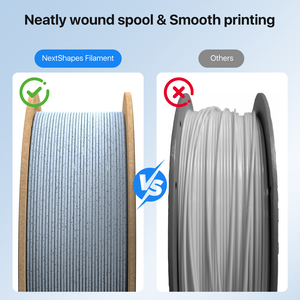 Nextshapes 1kg 1.75mm máy in 3D Filament fdm 3D vật liệu in khó khăn hơn bằng đá cẩm thạch trắng PETG Filament - Product Image 5