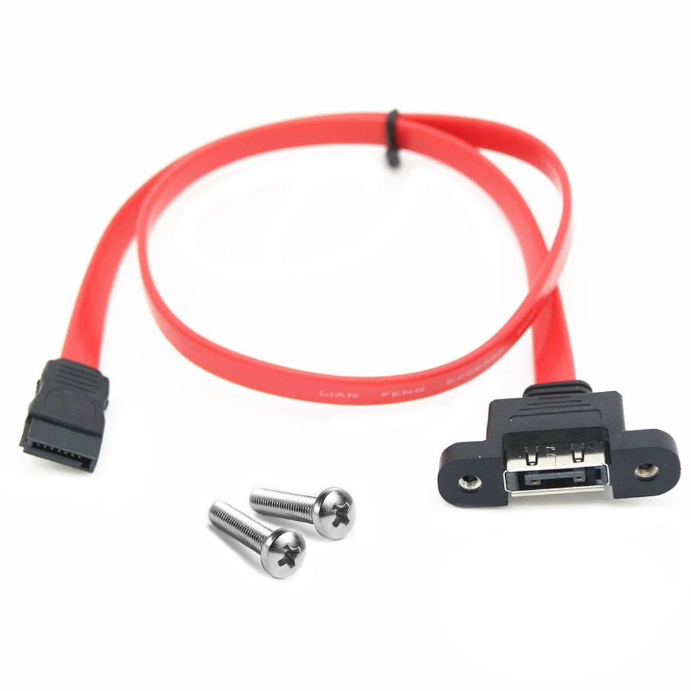 Red SATA3.0 FM Extension Panel mount