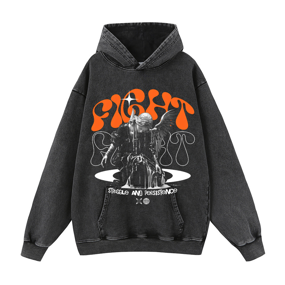 Fried flower hoodie