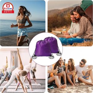 Paquete de saco de cuerda de dibujo profesional con diseñador de logotipo Bolsas de cordón de poliéster Mochila de cuerda personalizada - Product Image 5