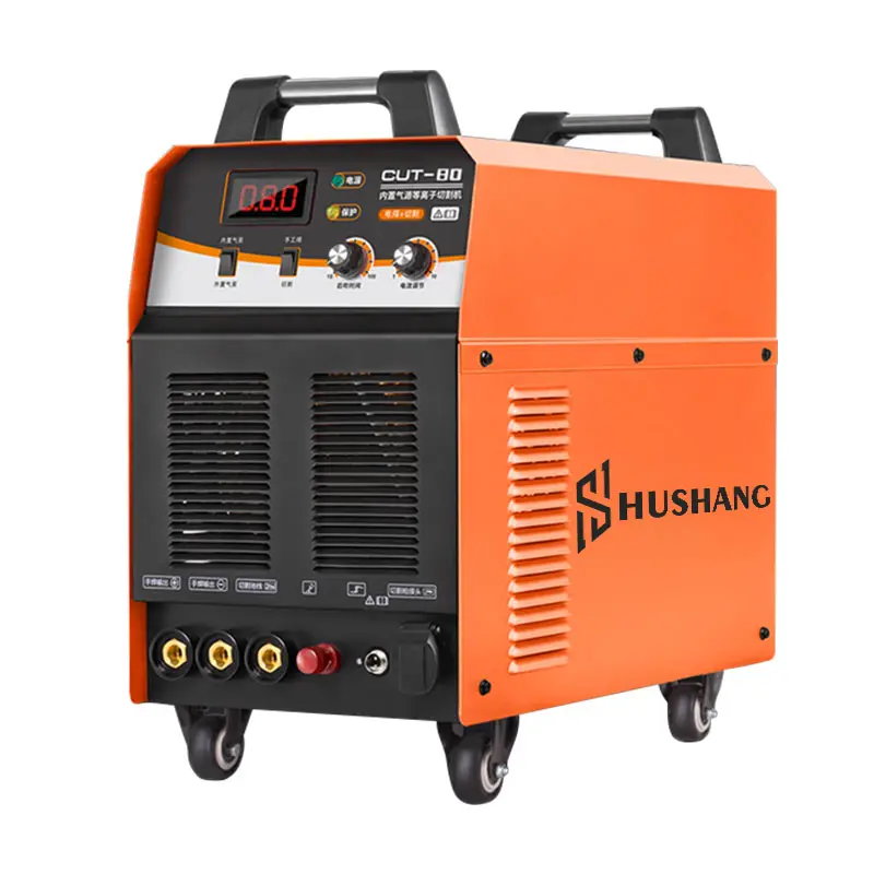 Cortador de plasma 60Amp 80Amp 100Amp com compressor de ar embutido 380V 220/380V CUT + cortador profissional MMA