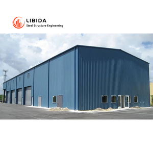 PEB Pre-Engineering Room Gewerbliche Stahl garage Zelt Halle PREFAB STAHL Struktur Rahmen Design Fachwerk Stahlrahmen Lager - Product Image 2