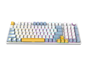 Factory Customized 97/98 <strong>Keys</strong> Wired Mechanical Gaming <strong>Keyboard</strong> USB Wired 98 <strong>Keys</strong> Colorful Mechanical Gaming <strong>Keyboard</strong> with Knob - Product Image 6