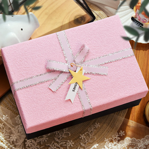 Paketleri kutusu özel masa lambası baskılı takı kutusu LED ışık hediye kutusu ambalaj geri dönüşümlü ulaşım pembe kağıt hediye giyim - Product Image 2