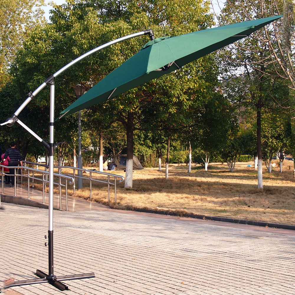Poteau en aluminium vert