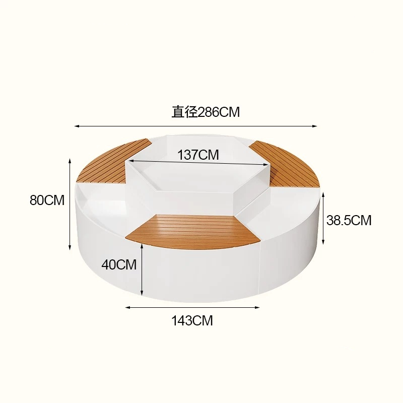 Stool flower box 286*286*80