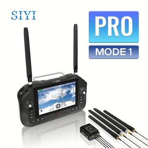 SIYI UniRC 7 Pro 40KM uzaktan kumanda 2.4/5GHz akıllı kontrolör 1080P dokunmatik ekran uçuş kontrolörü RC FPV uçak modülü için - Product Image 3