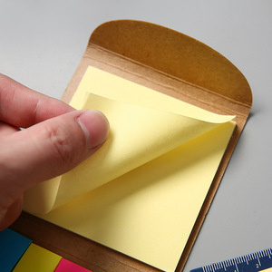 Notas adhesivas de impresión personalizadas de nuevo diseño para la escuela Portapapeles adhesivos negros con cubierta de sobre - Product Image 5