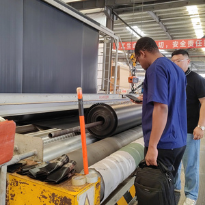 Baraj gölet biyosindirim yetiştiricilik balık çiftliği depolama uygulamaları için SDM dairesel <span class=keywords><strong>HDPE</strong></span> tankları 0.5mm 1.5mm geomembran astar