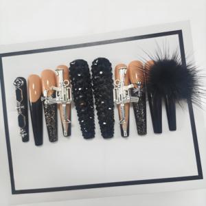 2025 Most Popular High Quality Handmade Press on Nails Full <strong>Cover</strong> Luxury Acrylic False Nails for Wholesale <strong>Buyers</strong> - Product Image 4