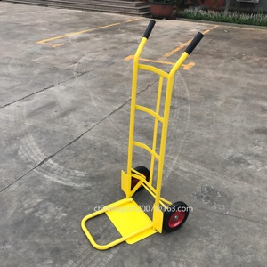 El arabası HT40 ile 8 "katı tekerlek katlanır ayak plakası tayland pazarı depo sepeti depolama için popüler modeli - Product Image 3