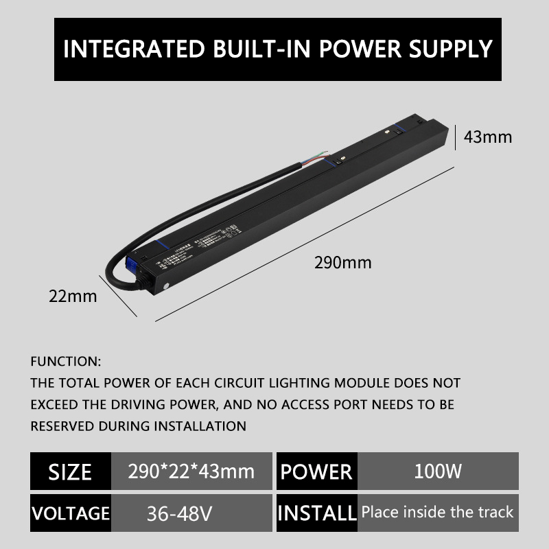 ALIMENTATION INTÉGRÉE 100W