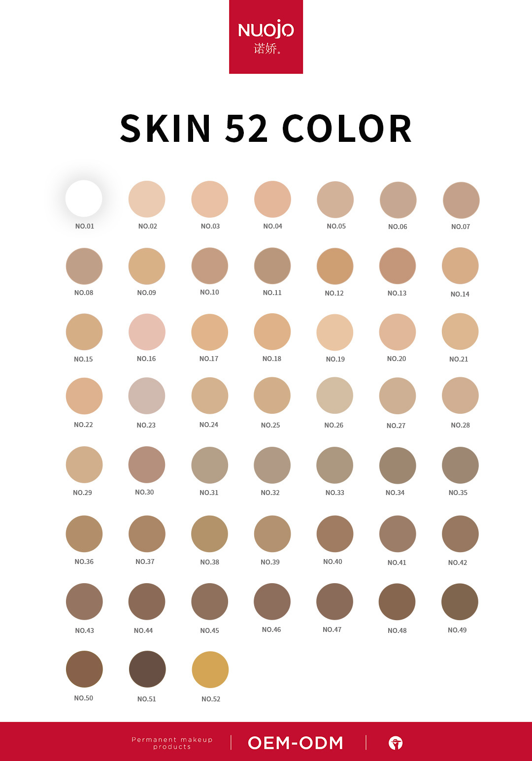52 colori