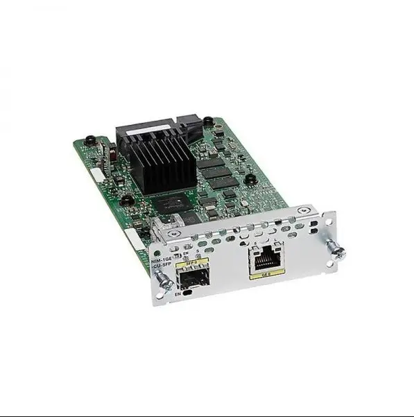 Ciscos 1-बंदरगाह Gigabit ईथरनेट वान रूटर के लिए नेटवर्क इंटरफेस मॉड्यूल NIM-1GE-CU-SFP