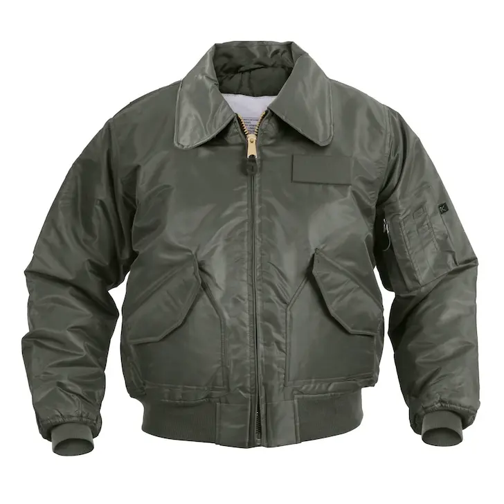 Jaqueta de combate tática Nomex CWU-45P verde sálvia para homens, uniforme de combate de combate retardador de fogo personalizado Nomex 3a