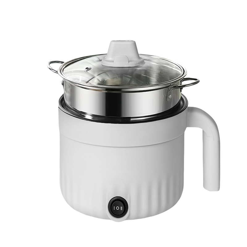 White-Stainless Steel Steamer Basket(Non-stick inner pot)